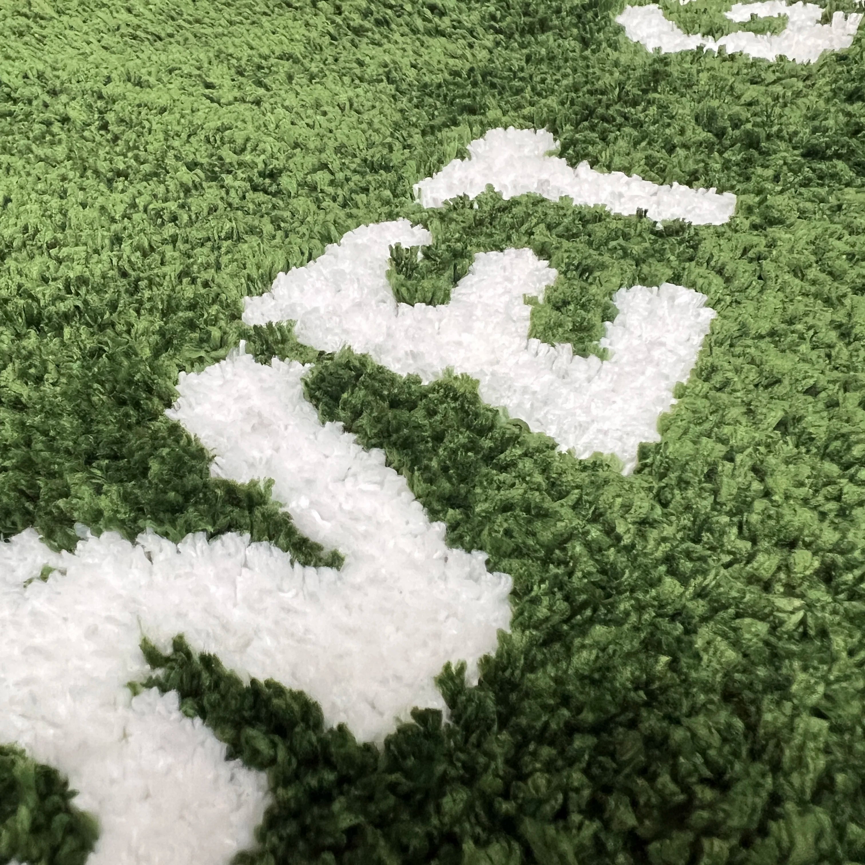 "Wet Grass" Off-white Rug