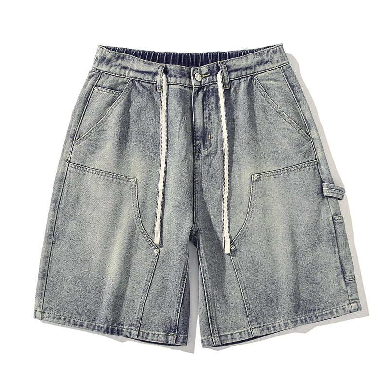 Urban Cargo Denim Summer Shorts