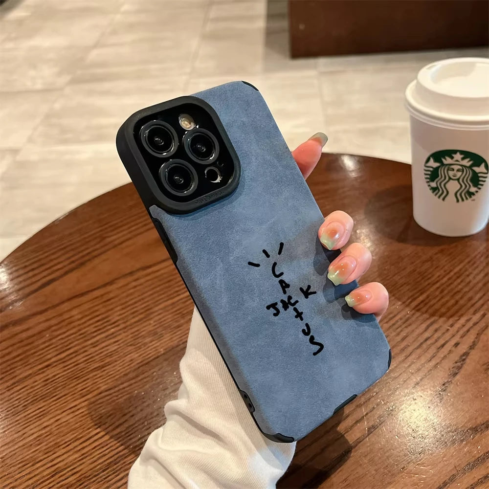 Travis Scott Flip Leather Case