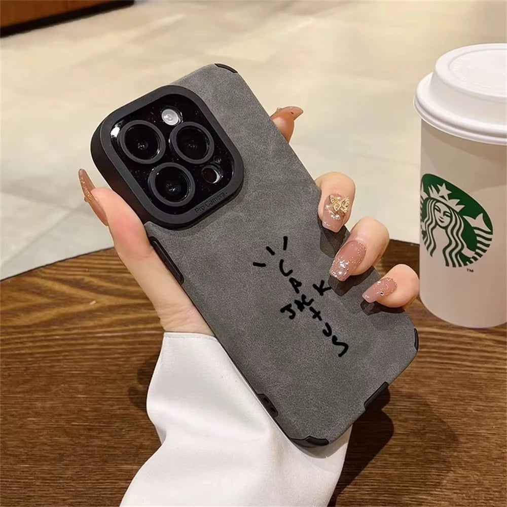 Travis Scott Flip Leather Case