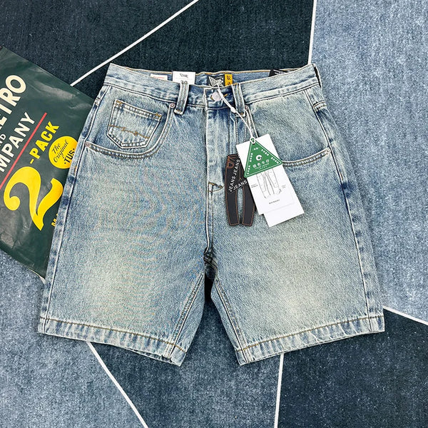 Classic Retro Americana Denim Shorts