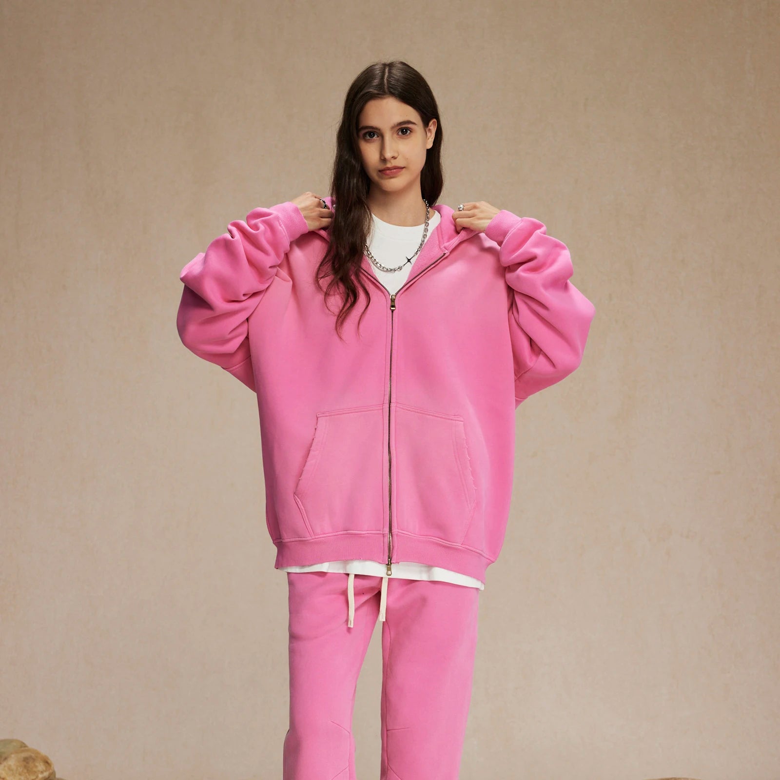 Cozy Tie-Dye Zip Hoodie