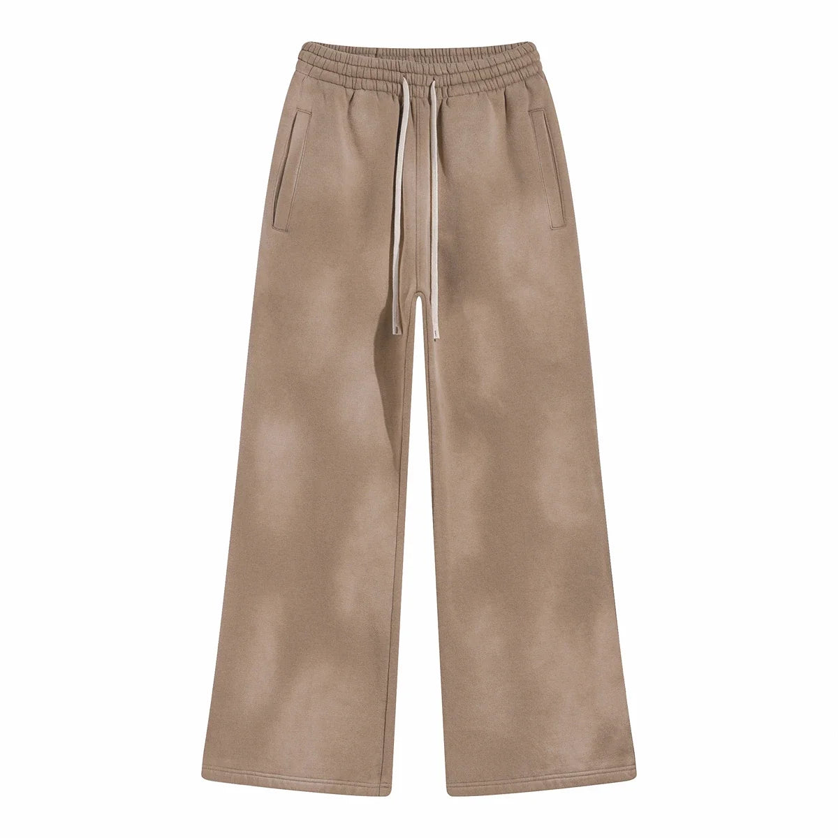 Plush Ink-Splash Wide Joggers