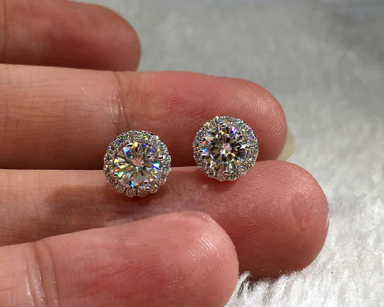 Elite Spark Zircon Square Studs