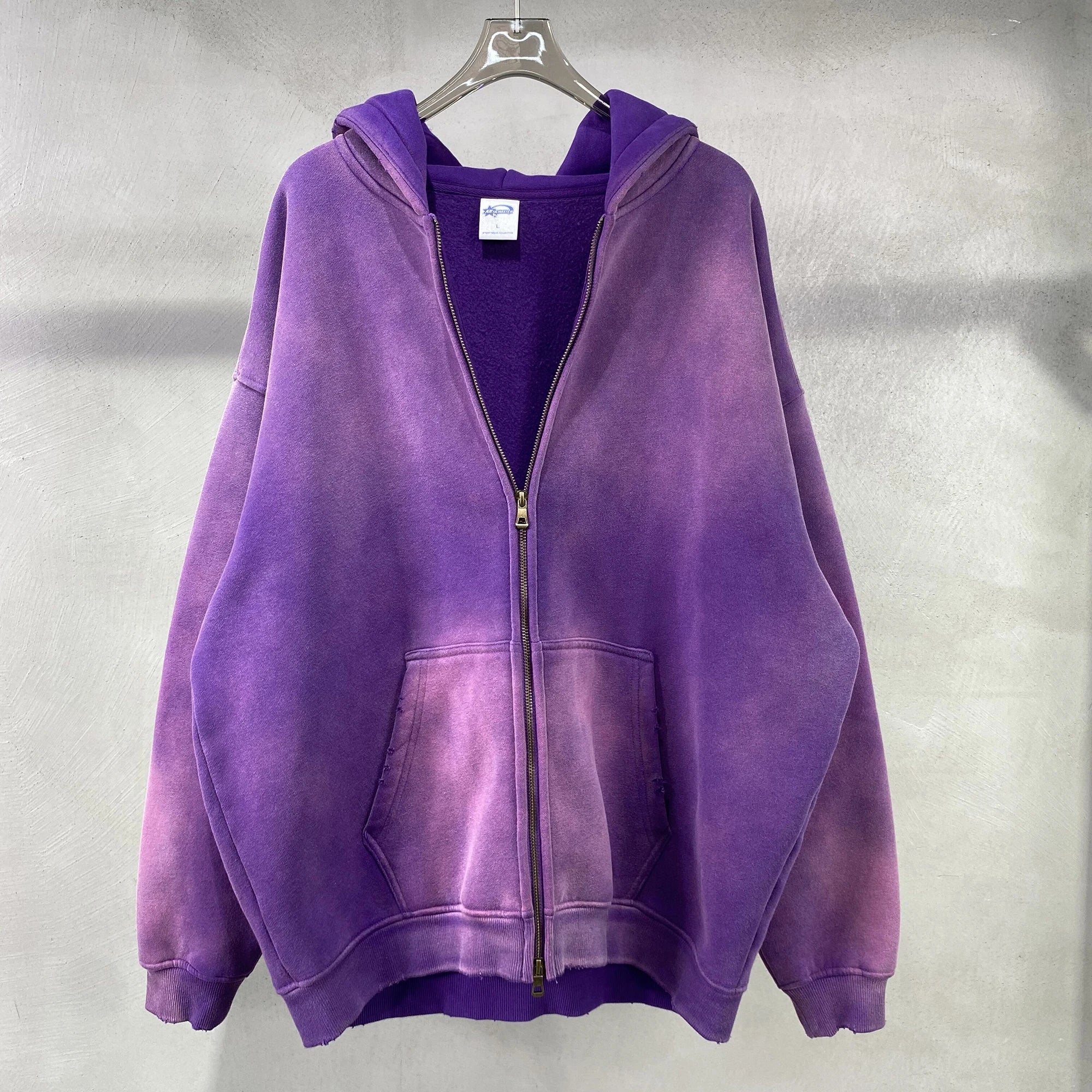 Cozy Tie-Dye Zip Hoodie